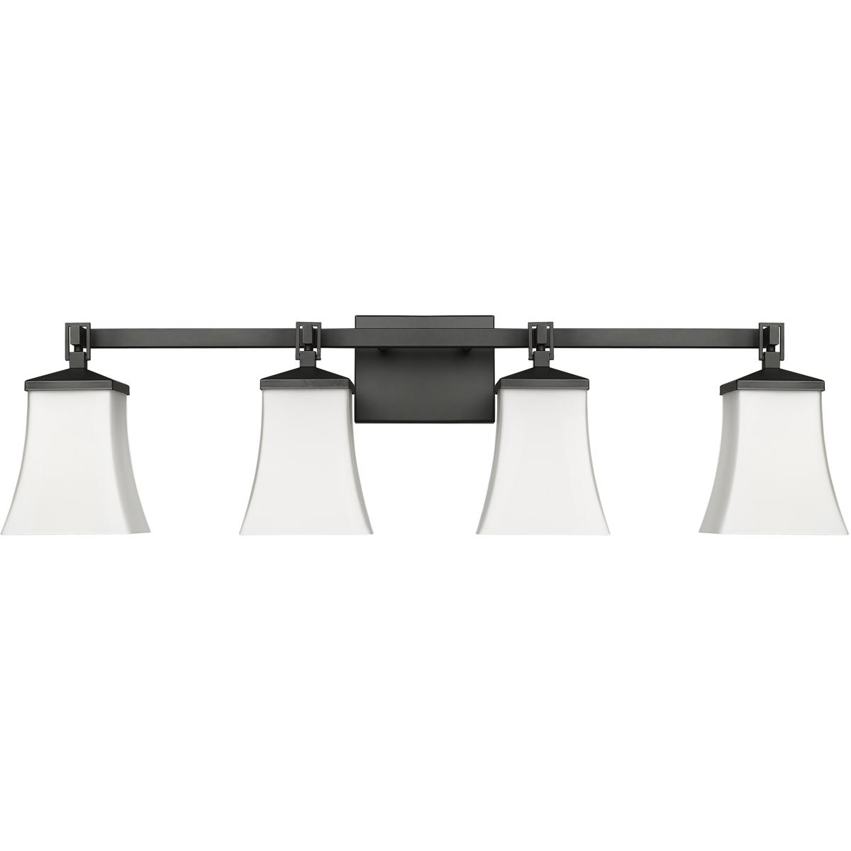 Millennium Lighting 10204-MB Sonorra 4 Light 33.25 inch Matte Black Bathroom Vanity Light Wall Light